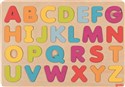 Puzzle literki - kolory pastelowe - 