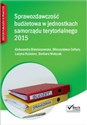 Sprawozdawczość budżetowa jednostek samorządu terytorialnego 2015