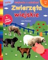 Zwierzęta wiejskie Książeczka z naklejkami 3-5 lat