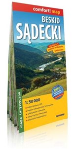 Beskid Sądecki comfort! map laminowana mapa turystyczna 1:50 000