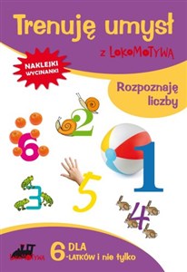 Lokomotywa Trenuję umysł Rozpoznaję liczby Dla 6-latków i nie tylko