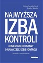 Najwyższa Izba Kontroli Komentarz do ustawy o Najwyższej Izbie Kontroli