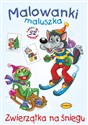 Malowanki maluszka Zwierzątka na śniegu