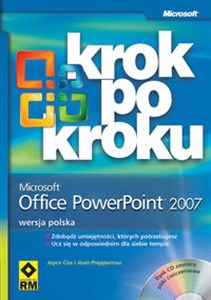 Microsoft Office PowerPoint 2007 + CD Krok po kroku. Wersja polska