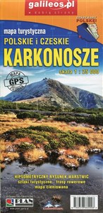 Karkonosze Polskie i Czeskie mapa turystyczna 1:25 000