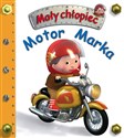 Motor marka mały chłopiec