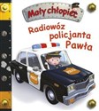 Radiowóz policjanta Pawła. Mały chłopiec