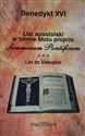 List apostolski w formie motu proprio Summorum...  - Benedykt XVI