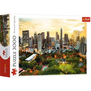 Puzzle Zachód słońca w Bangkoku 3000 