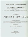 Prusse Royale reprint Zabytki przedhistoryczne