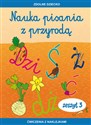 Nauka pisania z przyrodą Zeszyt 3 Ćwiczenia z naklejkami