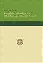 Kurzgefaßtes etymologisches Wörterbuch der türkischen Sprache - Marek Stachowski