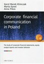 Corporate financial communication in Poland - Karol Marek Klimczak, Marta Dynel, Anna Pikos
