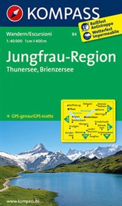 Junfrau Region Thunersee Brienzersee 1:40000
