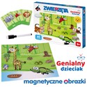 Puzzle 60 magnetyczne zwierzęta 110691 - 