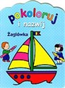 Żaglówka. Pokoloruj i nazwij - Anna Wiśniewska, Sylvie Michelet, J.R. Deseigne