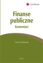 Finanse publiczne. Komentarz