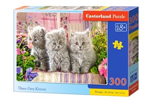 Puzzle Three Grey Kittens 300 B-30330