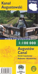 Kanał Augustowski Mapa turystyczna 1:100 000
