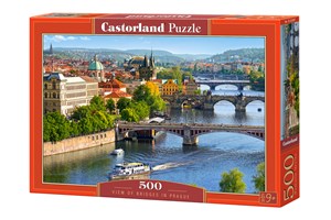 Puzzle View of Bridges in Prague 500 B-53087