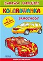 Kolorowanka Samochody Zabawa i naklejki. Kolorowanka - Piotr Kieruj