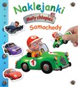 Naklejanki. Mały chłopiec. Samochody