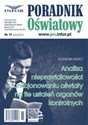 Analiza nieprawidłowości w funkcjonowaniu oświaty na tle ustaleń organów kontrolnych