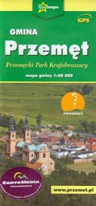 Gmina Przemęt Przemęcki Park Krajobrazowy mapa gminy 1:60 000