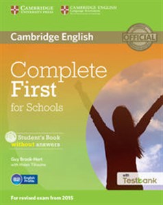 Complete First for Schools Student's Book without answers + Testbank + CD