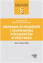 Wezwanie do wyjaśnień i uzupełnienia dokumentów w przetargu