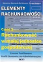 Elementy rachunkowości Część 2 Rachunkowość w małej jednostce gospodarczej Liceum profilowane Profil ekonomiczno-administracyjny