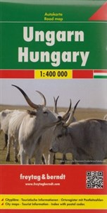 Węgry mapa drogowa 1:400 000
