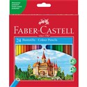 Kredki Faber-Castell Zamek 24 kolory + temperówka - 