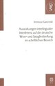 Auswirkungen interlingualer Interferenz auf die deutsche Wort- und Satzgliedstellung im schriftlichen Bereich - Ireneusz Gaworski
