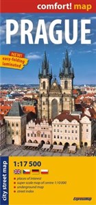 Praga laminowany plan miasta 1:17 500 
