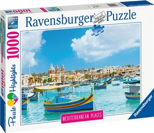 Puzzle 2D 1000 Śródziemnomorska Malta 14978
