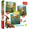 Puzzle Niezwykły świat dinozaurów 3w1 - 
