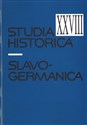 Studia Historica Slavo Germanica XXVIII
