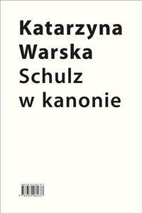 Schulz w kanonie Recepcja szkolna w latach 1945-2018 - Księgarnia UK