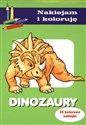 Dinozaury Naklejam i koloruję 32 kolorowe naklejki
