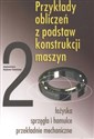 Przykłady obliczeń z podstaw konstrukcji maszyn łożyska sprzęgła i hamulce przekładnie mechaniczne