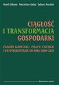 Ciągłość i transformacja gospodarki Zasoby kapitału, pracy, energii i ich wykorzystanie do roku 2000–2010