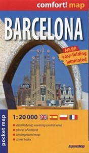 Barcelona city plan miasta 1:20 000