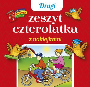 Drugi zeszyt czterolatka z naklejkami. Biblioteczka mądrego dziecka