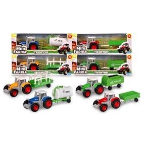 Mini Farma Traktor z przyczepą, różne rodzaje