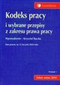 Kodeks pracy i wybrane przepisy z zakresu prawa pracy