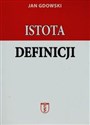 Istota definicji - Jan Gdowski