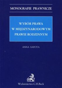 Wybór prawa w międzynarodowym prawie rodzinnym