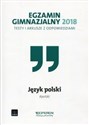 Egzamin gimnazjalny 2018 Język polski testy i arkusze z odpowiedziami Gimnazjum