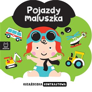 Książeczka kontrastowa Pojazdy maluszka